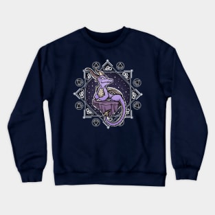 Violet Dragon Crewneck Sweatshirt